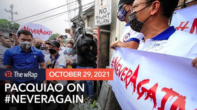 Pacquiao vows justice for Martial Law victims if elected president