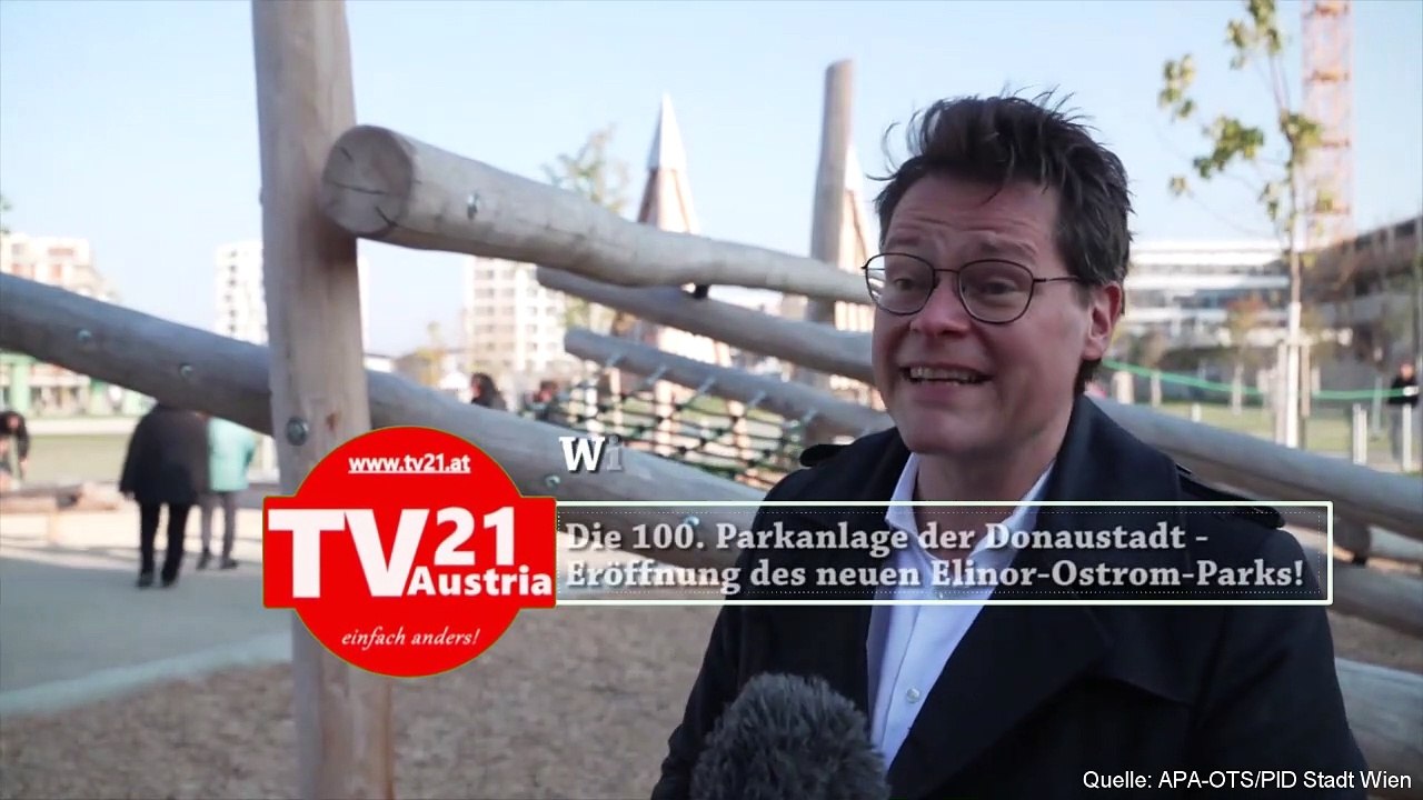 Die 100. Parkanlage der Donaustadt - Eröffnung des neuen Elinor-Ostrom-Parks!