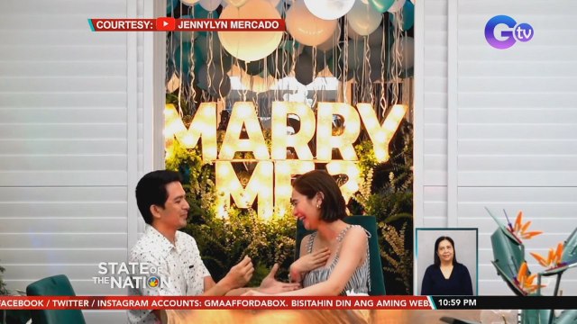 Dennis Trillo at Jennylyn Mercado, engaged na | SONA