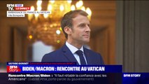 À Rome, rencontre imminente entre Emmanuel Macron et Joe Biden