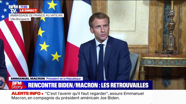 Rencontre Biden/Macron: Emmanuel Macron espère une coopération renforcée avec les Etats-Unis