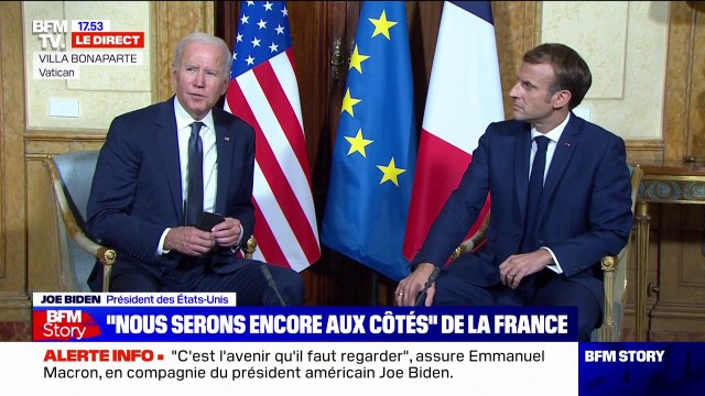 Sous-marins: Je pensais que la France savait que l'accord n'allait pas être tenu , assure Joe Biden