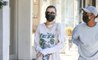 Hailey Bieber Stepped Out in a Sporty-Chic Jets T-Shirt and No Pants