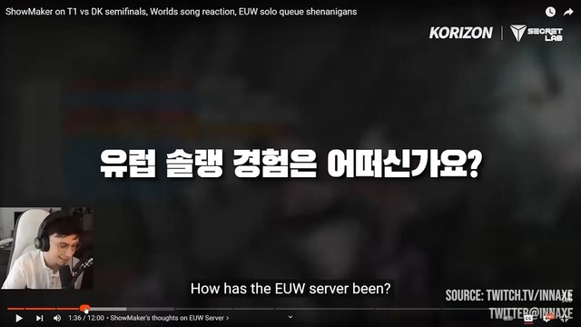 ShowMaker explica su experiencia con League of Legends en Europa