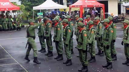 linmas desa mulyasari kota banjar jawa barat