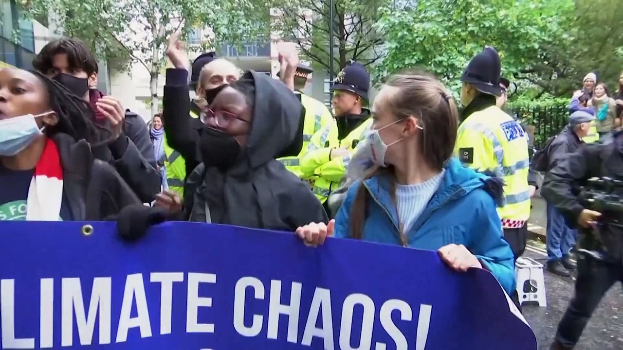 Protestos antecipam cop26