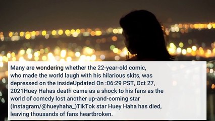 Was Huey Haha depressed Comic wrote 'fk life' before deactivating Twitter