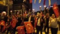 Samandağ'da Cumhuriyet Bayramı Kutlamaları Kapsamında Fener Alayı Yürüyüşü Düzenlendi