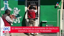 Se origina incendio en Guardería en Saltillo