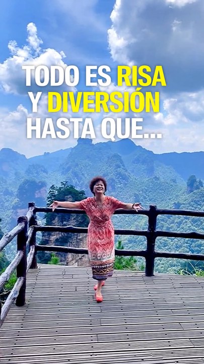 Todo es risa y diversión hasta que...