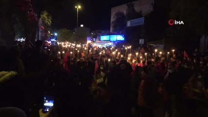 Çanakkale'de fener alayı coşkusu