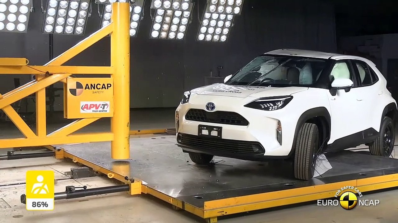 La Toyota Yaris Cross obtient cinq étoiles aux crash-tests Euro NCAP