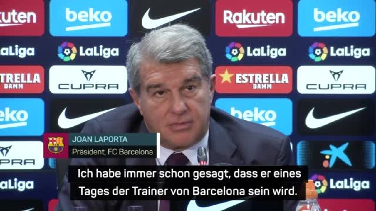 Laporta: 'Xavi wird eines Tages Barça-Trainer'
