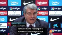 Laporta: “Xavi wird eines Tages Barca-Trainer