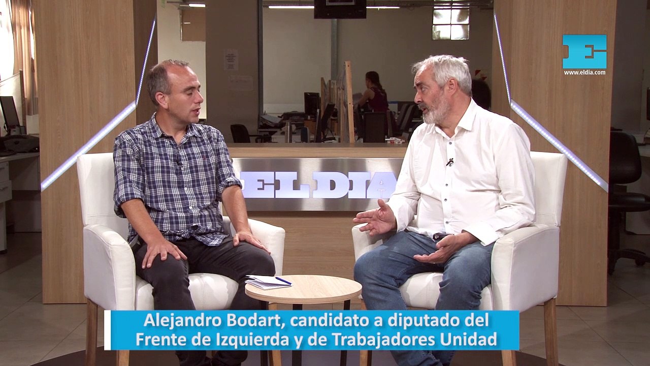 Alejandro Bodart, candidato a diputado del Frente de Izquierda y de Trabajadores Unidad