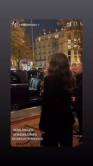 Eva Longoria devant le Four Seasons George V.