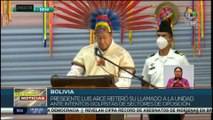 teleSUR Noticias 15:30 29-10: Pdte. Arce llamó  a la unidad del pueblo en Bolivia
