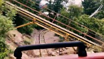 Gold Rusher Roller Coaster (Six Flags Magic Mountain Amusement Park - California) - 4K Roller Coaster POV Video