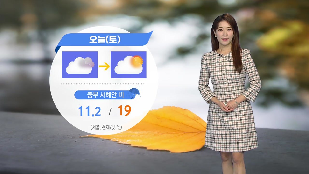 [날씨] 주말, 구름 많고 선선...인천·중부 서해안 비 조금 / YTN