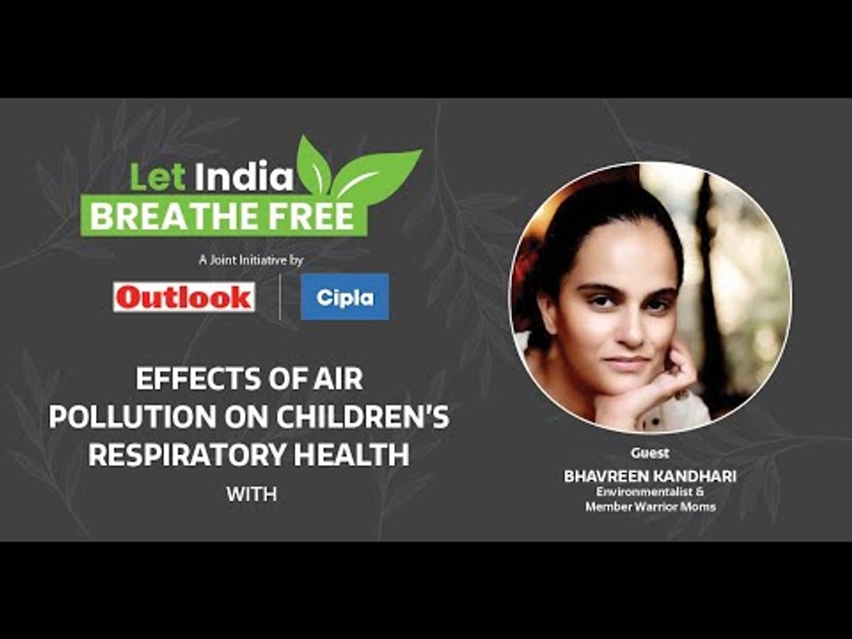 Bhavreen Kandhari environmentalist & member Warrior Moms,  effects of air pollution on children