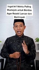 Doa pendek pelancar rejeki