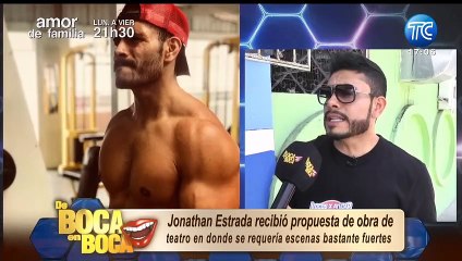 ¿Jonathan Estrada en una obra de teatro con escenas de carácter sensual?