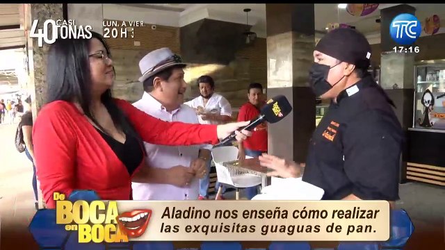 Aladino nos enseña a hacer las famosas guaguas de pan