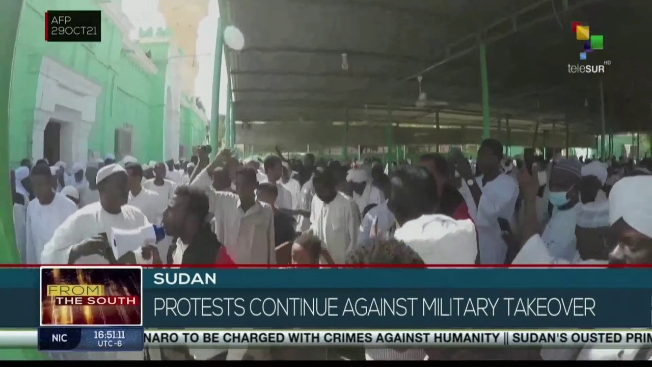 FTS 18:30 29-10: Sudanese protesrs vow to continue mobilising against coup