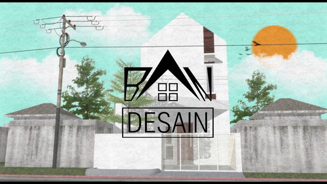 Desain rumah di pedesaan yang bikin adem ukuran 10.8x7 meter