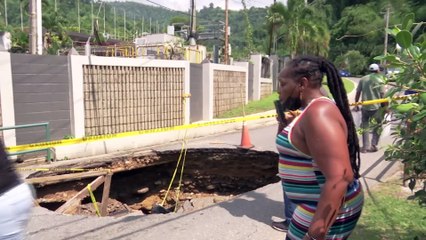 Sinkhole In St Ann's
