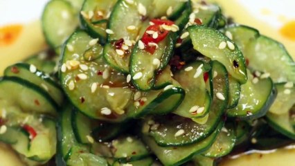 Spicy Cucumber salad  Filipino style