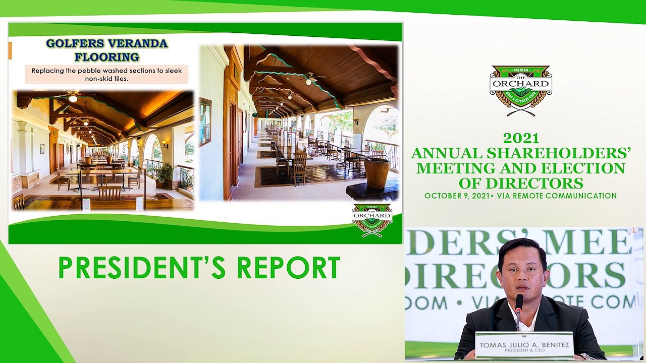 III. President's Report