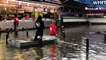 Storm that was a bomb cyclone in the Pacific slams the Mid-Atlantic with floods