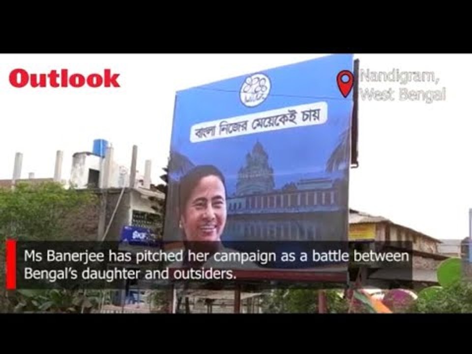 Didi Takes Wheelchair Tour As Nandigram Votes