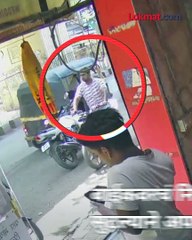 'तो' गाफील आणि थेट दुकानात दुचाकी घुसली...