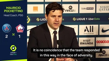 Télécharger la video: Pochettino hails PSG's 'fighting spirit' in comeback win