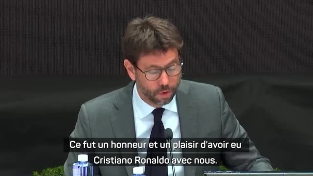 Juventus - Agnelli : Un honneur et un plaisir d'avoir eu Ronaldo