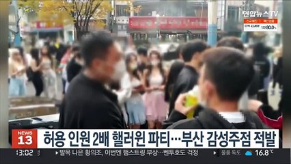허용인원 2배 핼러윈 파티…부산 감성주점 적발