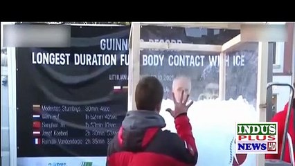 New World Record l Man Stay In Snow Till 3 Hours | Indus PLus News TV