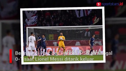 PSG Menang Comeback atas Lille, Messi Hanya Main 45 Menit