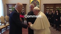 شاهد: جو بايدن يلتقي البابا فرنسيس في الفاتيكان