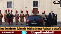 PM Modi Arrives At The Vatican City To Meet Pope Francis, Receives An Ethnic Welcome - G20 Summit
