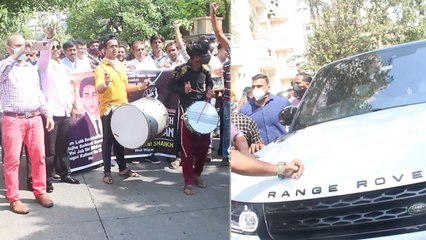 Aryan Khan Reaches Mannat In A Range Rover