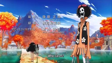 Moment brook menyerang serangga - one piece - strong word