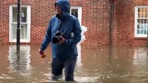 Las intensas lluvias en Virginia dejan a los vecinos con el agua casi hasta la cintura