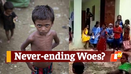 Struggle For MDM Rice: Children in Nagada walks 20 km to Collect Ration