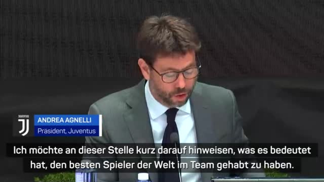 Agnelli über CR7: 'Juve größer als jeder Spieler'