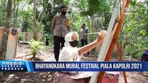 Polda Jajaran Banten & Trenggalek Buat Festival Mural Bhayangkara