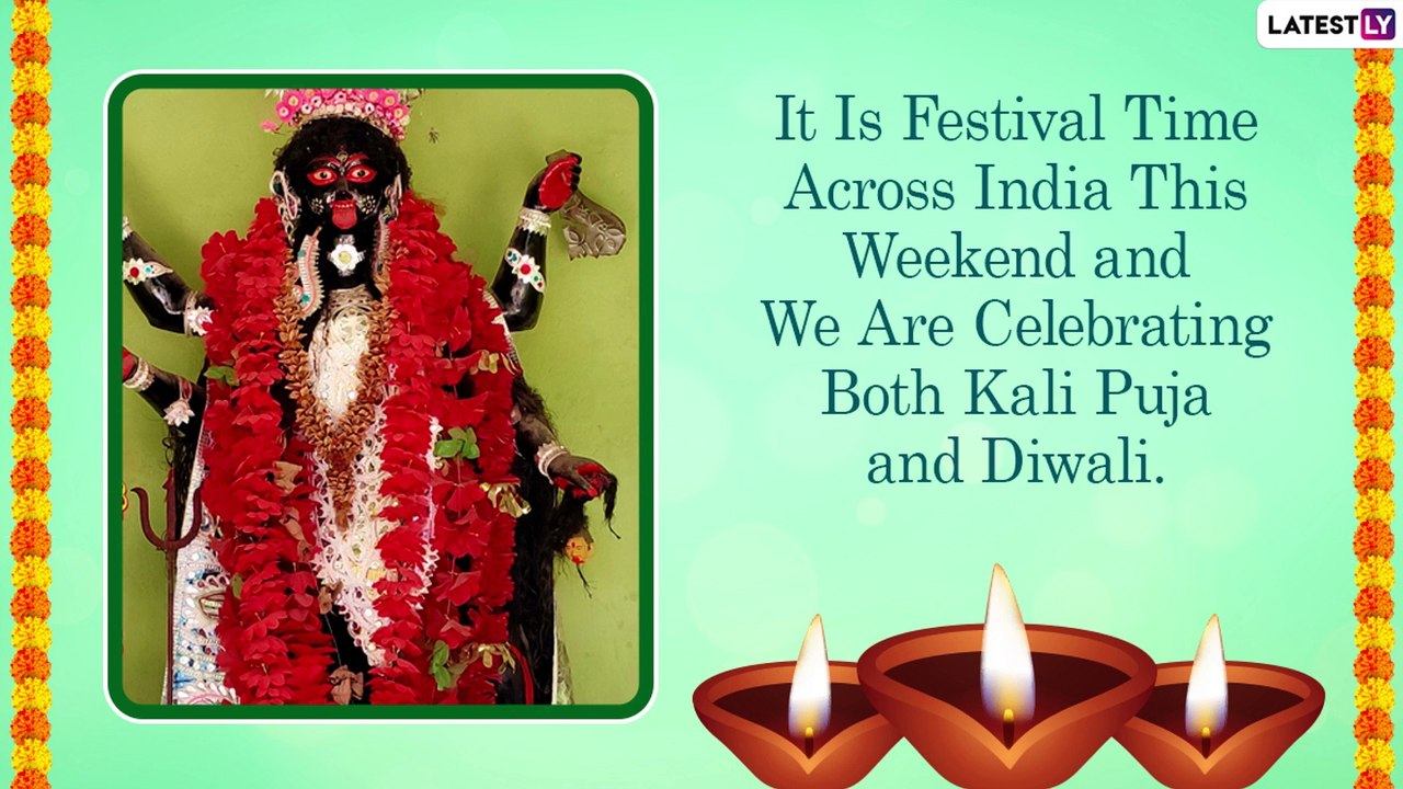 Subho Kali Puja 2021 Messages: Send Shyama Puja Greetings, Images and Wishes for Family & Friends