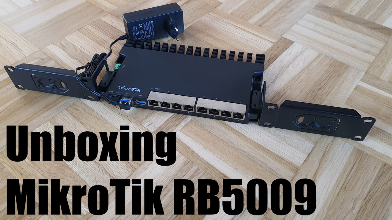 Unboxing: MikroTik RB5009 [DE | 4K]
